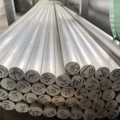 Grado 1100 5083 6061 7075 diametro 2mm 4mm 5mm 15mm Vite di precisione anodizzata con barra rotonda in alluminio pieno rettificato da 40 mm 100 mm Barra in metallo di alluminio