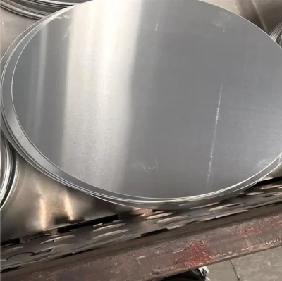 Forma rotonda foglio di alluminio spessore 6061 mm sublimazione disco metallico Inserire