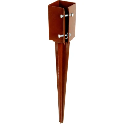 Supporto per colonnina rotonda su piastra Ø 10.1 x 15 cm - fabbrica