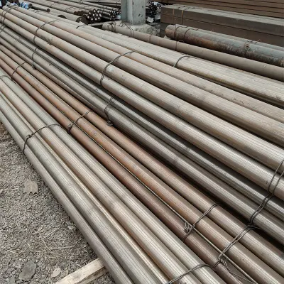 Barre in acciaio per molle di alta qualità laminate a caldo SAE ASTM 6150 Barre tonde solide in acciaio al carbonio