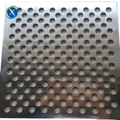 Schermi di foratura lamiera con schermatura in metallo, foro rotondo, lamiera decorativa perforata