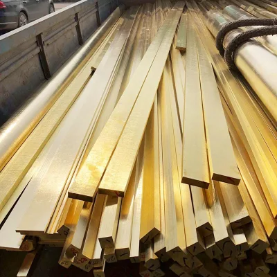 C10200 C11000 barre di rame pure piatte tonde in ottone barre di rame