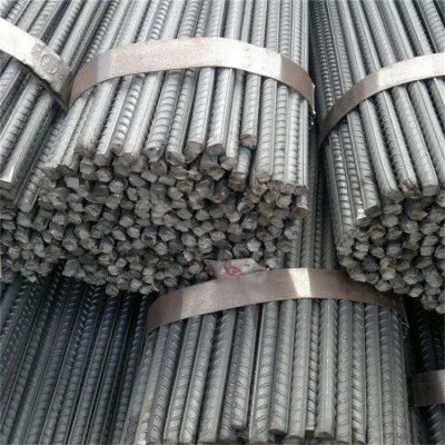 HRB400 HRB500 Hrb500e acciaio deformato barra rotonda rinforzata Acciaio inossidabile piatto rotondo laminato a caldo in acciaio al carbonio Barra TMT corrugata