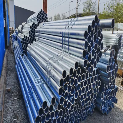 ASTM A865 JIS DIN1629/2448 tubi DIP a caldo prodotti in carbonio zincato Tubo in acciaio Gi senza saldatura rotondo tubo in acciaio nero tubo strutturale Tubo a sezione cava