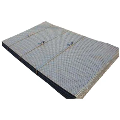 Foglio a scacchi nero A36 Diamante rotondo Bean edificio in ferro a scacchi Materiali modello di caduta laminata a caldo S235JR S275jr SS400 Q235B a scacchi Piastra in acciaio