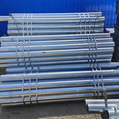 ASTM A865 JIS DIN1629/2448 tubi DIP a caldo prodotti in carbonio zincato Tubo in acciaio Gi senza saldatura rotondo tubo in acciaio nero tubo strutturale Tubo a sezione cava