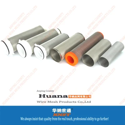 Filtro in acciaio inox a maglia con foro rotondo filtro in metallo con tubo perforato Tubo del cilindro