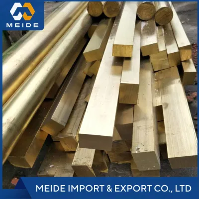 Barra di rame C34200 C35000 C36000 C37700 C38500 guarnizione di tenuta del bordo in rame Barra piatta 8 mm 99.99% barra di bus in rame rotonda pura Con barra quadrata in ottone