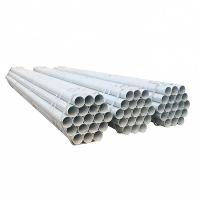 ERW DIP Gi tubo cavo saldato strutturale zincato rotondo Tubo 1.25*50mm rivestimento di zinco acciaio zincato tubo in Cina fatto