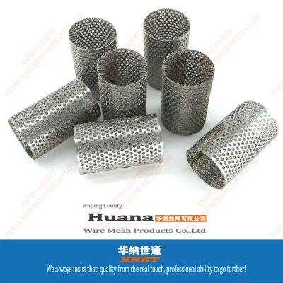 Il produttore ha fornito tubi di filtro perforati in acciaio inox in metallo personalizzati