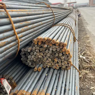 1.0503 S45C acciaio forgiato Ck45 En8 EN9 laminato a caldo a freddo Barre di ferro tonde in acciaio al carbonio trafilato