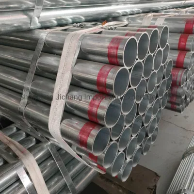 Materiale strutturale tecnologia di precisione Q235B acciaio zincato laminato a caldo rotondo Tubo di ferro di Gi 1/2&quot; 3/4&quot; 1&quot; 1.1/4&quot; 1.1/2&quot; 2&quot;