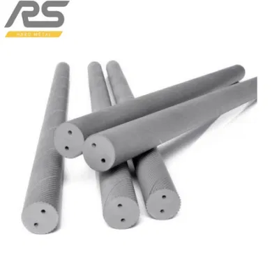 Barre/barre in carburo/metallo duro/carburo di tungsteno con fori elicoidali per il liquido di raffreddamento Helix 30 o. 40 gradi