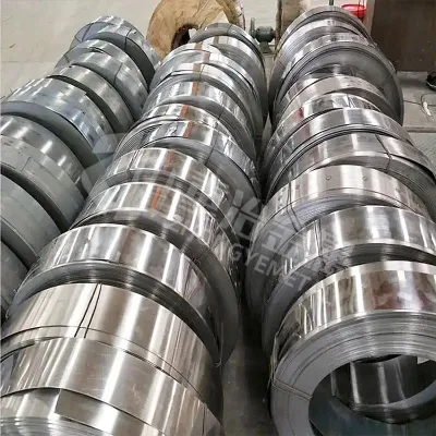 Stock di punti ASTM/AISI 1045 DIN C45E/Ck45 JIS S45C standard a freddo Striscia di acciaio con molla a bordo rotondo arrotolato