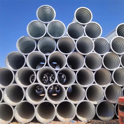 Tubo metallico corrugato semicircolare nestable utilizzato nelle fogne Storm e. Colivare