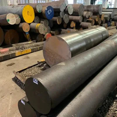 Barre in acciaio per molle di alta qualità laminate a caldo SAE ASTM 6150 Barre tonde solide in acciaio al carbonio