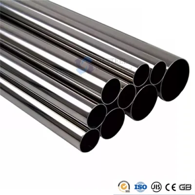 Tubo in acciaio inox ASTM Tp 304/316/316L/904L/254smo/253mA laminato a freddo 2b Ba Tubo in acciaio inox/carbonio/lega lucidato a specchio senza saldatura/saldato ERW
