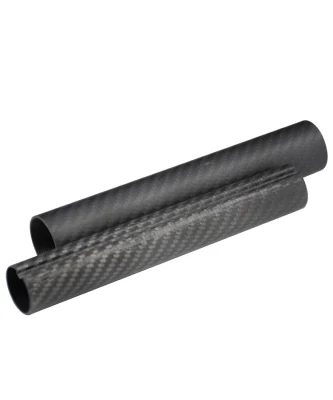 Alta resistenza buona qualità mercato leggero fibra di carbonio Round Square tubi irregolari, possono essere personalizzati