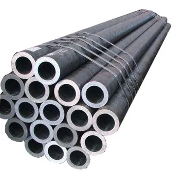 ASTM Q235B A36 Schema 40 costruzione 14 20 24 30 Tubo rotondo nero da pollici tubo in acciaio al carbonio senza cuciture ragionevole