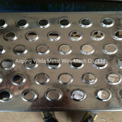 304 piastra in acciaio inox con foro rotondo e antiscivolo