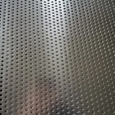 Lamiera in acciaio inox 304 piastra in acciaio perforato con foro rotondo
