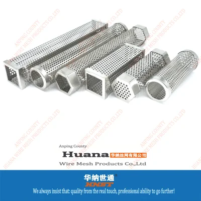 Formato personalizzato 3 5 6 8 12 18 30 pollici Tubo del filtro del cilindro perforato in acciaio inox
