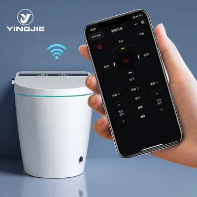 Chaozhou Yingjie Mobili bagno sanitari Ware intelligente automatico riscaldato Smart WC a filo in ceramica S Trap Sifonic