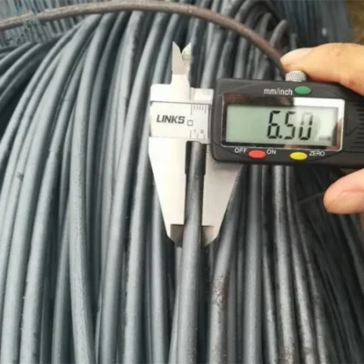 Laminato a caldo SAE 1008 1006 5,5 mm 6,5 mm Q195 Q235 caldo Acciaio zincato a basso tenore di carbonio MS filo metallico in Bobina per chiodo