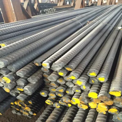Vendita diretta in fabbrica ASTM acciaio al carbonio laminato a caldo/laminato a freddo costruzione a spirale deformata Barre in acciaio 6mm 8mm 12mm materiali da costruzione in acciaio rotondo diritto Barra di armatura