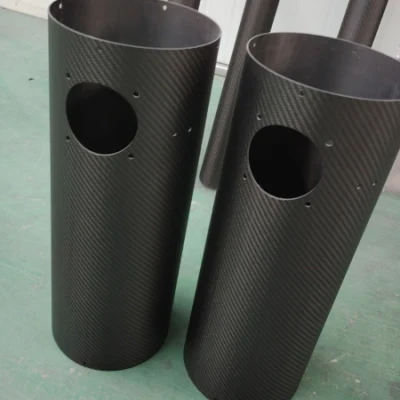 Alta resistenza buona qualità mercato leggero fibra di carbonio Round Square tubi irregolari, possono essere personalizzati