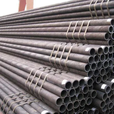 ASTM Q235B A36 Schema 40 costruzione 14 20 24 30 Tubo rotondo nero da pollici tubo in acciaio al carbonio senza cuciture ragionevole