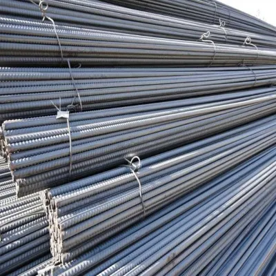 HRB400 HRB500 Hrb500e acciaio deformato barra rotonda rinforzata Acciaio inossidabile piatto rotondo laminato a caldo in acciaio al carbonio Barra TMT corrugata