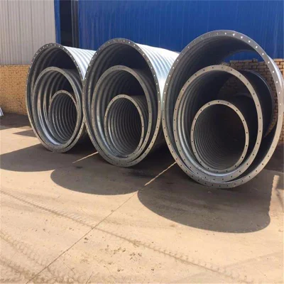 Tubo metallico corrugato semicircolare nestable utilizzato nelle fogne Storm e. Colivare