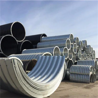 Tubo metallico corrugato semicircolare nestable utilizzato nelle fogne Storm e. Colivare