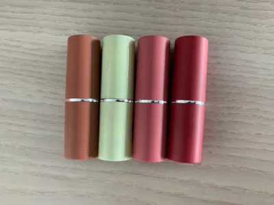 Materiali cosmetici rotondi/quadrati in plastica/alluminio PCR-ABS Tubo di confezionamento per rossetto con bicchiere da 12.1/12,7 mm