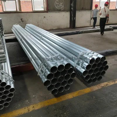 Materiale strutturale tecnologia di precisione Q235B acciaio zincato laminato a caldo rotondo Tubo di ferro di Gi 1/2&quot; 3/4&quot; 1&quot; 1.1/4&quot; 1.1/2&quot; 2&quot;