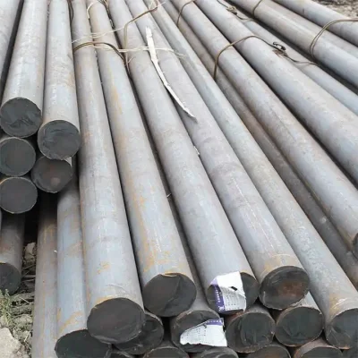 Barre in acciaio per molle di alta qualità laminate a caldo SAE ASTM 6150 Barre tonde solide in acciaio al carbonio