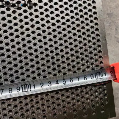Lamiera perforata con foro rotondo in alluminio con mesh perforata