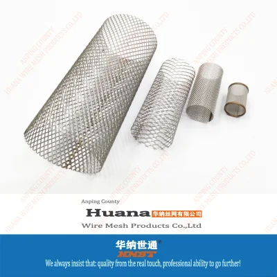 304 316 316L tubo a rete in metallo traforato acciaio inox Tubo