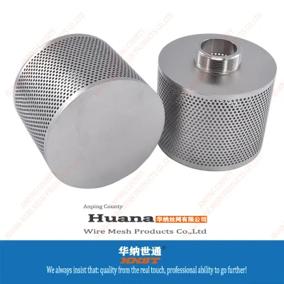Tubo a rete con filtro rotondo in acciaio inox per scarico in metallo tubo perforato