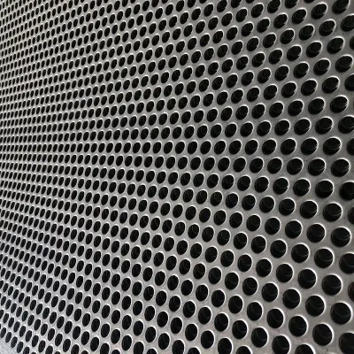 0.1mm acciaio inox perforato Foro rotondo Mesh cerchio balcone Piastra metallica forata