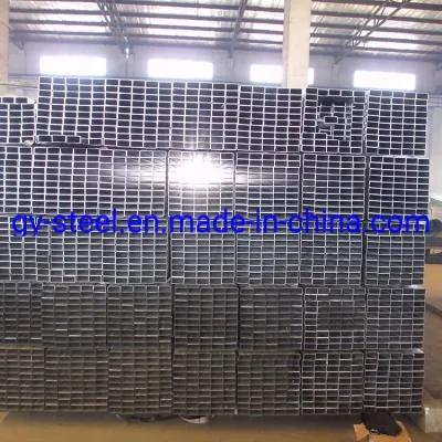 60X60 barra professionale della cavità galvanizzata tubo dell&prime;acciaio dolce del fornitore di formati dei tubi C45 del tubo di riserva del quadrato 700mm con il prezzo basso