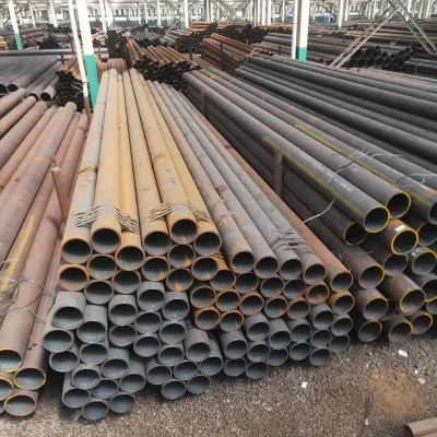 Tubo rotondo saldato con saldatura diritta ASTM A53 di alta qualità Acciaio al carbonio dolce
