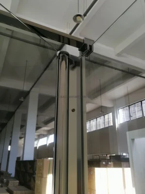 Contenitore doccia a quadrante semicircolare 6mm THK 90*90*190cm, vetro temperato superiore con finitura BLK alta qualità al. Profili di lega