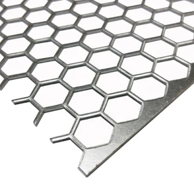 Foro rotondo metallo perforato/fori rotondi zincati acciaio inox 316 perforato Lamiera