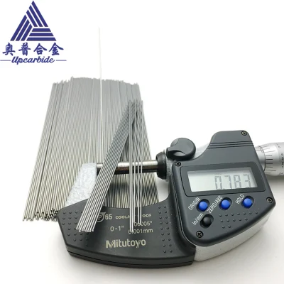 Elevata durezza 91,8 hra diametro 0.78*lunghezza 110 mm Tungsten Carbide solido rotondo Bar