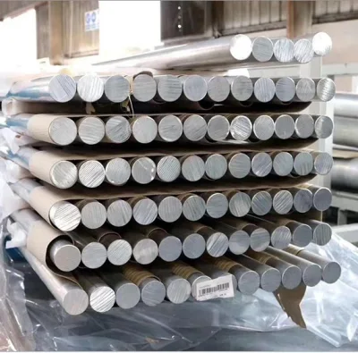 AISI ASTM 1060 1100 2A12 2024 2618 3003 4A01 6026 6061 6063 T6 6082 6068 5083 5754 5A05 7075 T5 T6 estrusione per fusione Lega di alluminio barra di alluminio barra rotonda anodizzata