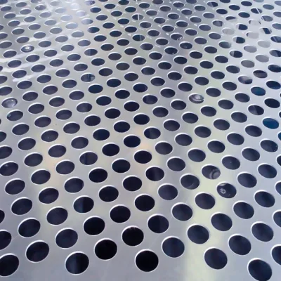 Lamiera in acciaio inox 304 piastra in acciaio perforato con foro rotondo