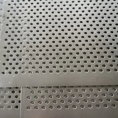 Lamiera in acciaio inox 304 piastra in acciaio perforato con foro rotondo