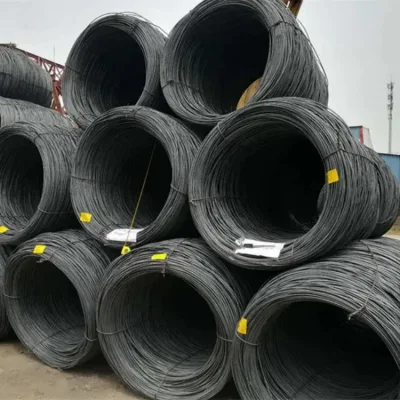 Laminato a caldo SAE 1008 1006 5,5 mm 6,5 mm Q195 Q235 caldo Acciaio zincato a basso tenore di carbonio MS filo metallico in Bobina per chiodo